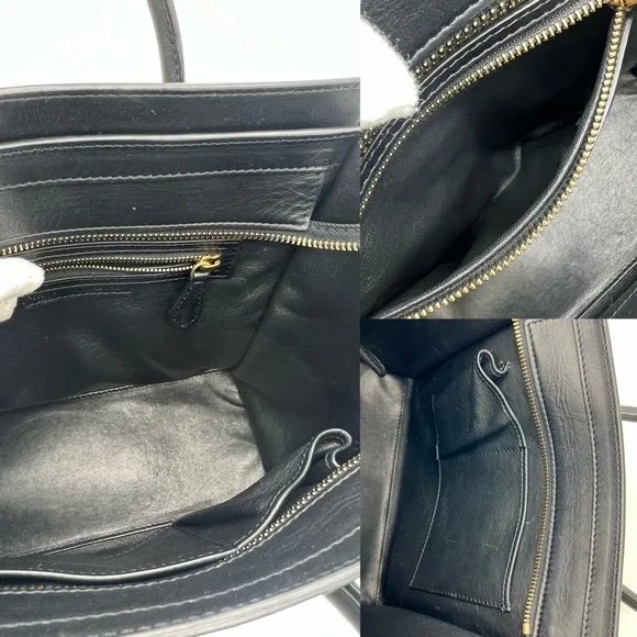 Authentic Celine Tricolors micro luggage tote - Picture 9 of 14